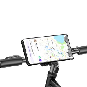 Case-Pouch Phone Mount-Phone Rixus Universal Waterproof Black Rotation 360° with Mount Clamp on Handlebar (Sold Individually) -Rxhb60