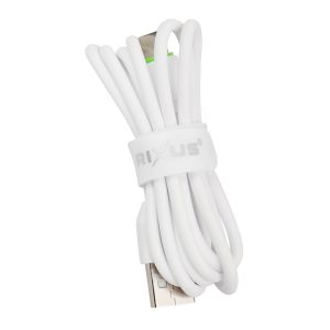 Cable Loading USB- Towards USB-C Rixus White 12W L100 cm (Sold Individually) -Rxub81Cs