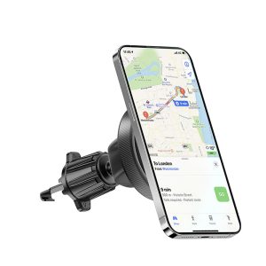 Phone Mount-Phone Rixus Universal Round Magnetic Rotation 360° Grey Mount Grid Ventilation Car (Sold Individually) -Rxhm62