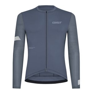 Maillot Gist Été Ray Anti-Uv Bleu Acier Manches Longues XL