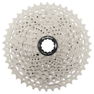 Cassette 11V. Sunrace Ms7 11-42 VTT Pour Shimano Metallic Argent (11-13-15-17-19-21-24-28-32-36-42) (Montage Atelier)