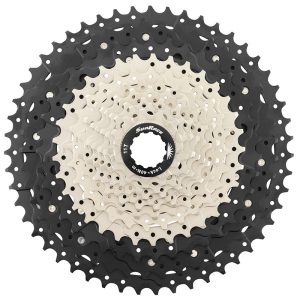 Cassette 12V. Sunrace Csmz603 11-51 VTT-Gravel Pour Shimano Hg-L-Hg-M Metallic Argent (11-13-15-17-19-21-24-28-33-39-45-51) (Montage Atelier)