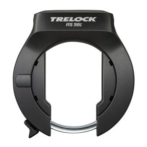 Antivol Vélo Fer A Cheval Trelock Rs561 Noir Avec Fixation Ecart Pour Pneu 72,5 mm (Clé Amovible) Pour Pneu Ballon - Homologué Fub 2 Etoiles
