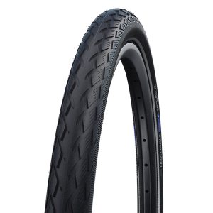 Pneu City 16 X 1.35 Schwalbe Marathon Noir Tr (35-349) Renfort Greenguard Flanc Reflex Compatible VAE (Brompton) (Offre Spéciale)