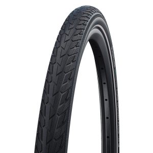 Pneu VTC Urbain 700 X 35 Schwalbe Road Cruiser Plus Noir Tr (47-622) Renfort Puncture-Guard Flanc Reflex Compatible VAE
