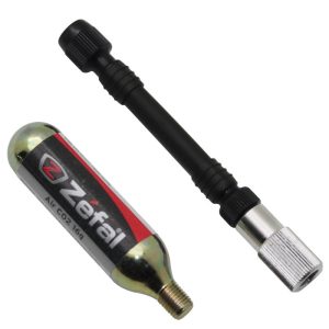 Gonfleur Zefal Ez Control Flexible (Debit Réglable) Avec Cartouche CO2 Filete 16G (Vp-Vs) (Offre Spéciale)