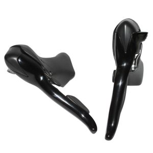Levier-Manette Route Patin Microshift 7V. Double Alu Noir Compatible Shimano (Paire Sachet Pour Atelier)