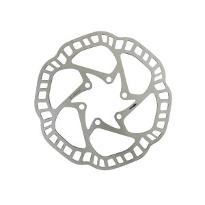 Road Brake Rotor - MTB 6 Holes Newton Brakco Shimano Compatible and Other 140 mm Silver + 6 Screw
