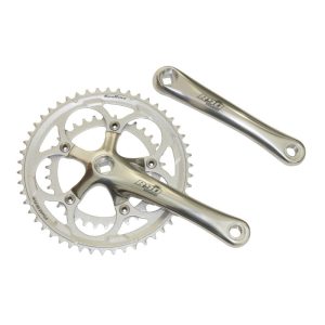 Pédalier Route Sunrace R96 8-9-10V. Compact Argent 170 mm 50-34 (Axe Carré)