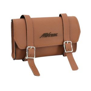 Sacoche De Selle Vélo Vintage Style Cuir Marron