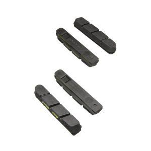 Patin De Frein Route Swissstop -Black Prince Racepro- Pour Campagnolo Jante Carbone Gomme Noir -Freinage Progressif Et Monte Moins En Temperature En Utilisation Intensive (2 Paires)