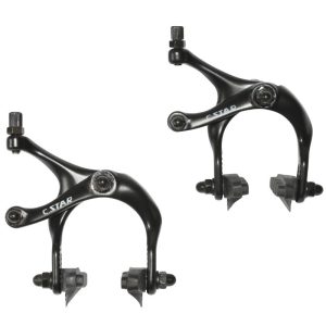 Caliper Road Brake-Fixie Shoe Newton Aluminum Black Anodised for Wheel 700 (Pair)
