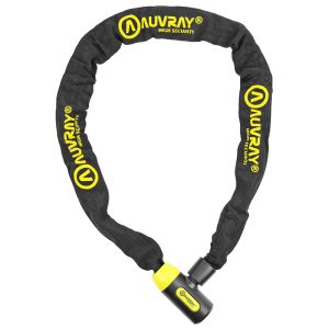 Bike Chain Lock Key Auvray Special Rental Fleet C-Block Dia 6 mm Long 90 cm with Lock Integrated (Sold Individually) Security Level 6-10