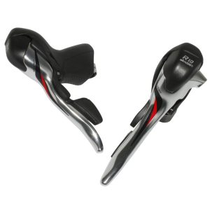 Levier-Manette Route Patin Microshift 10V. Triple Alu Argent Compatible Shimano (Paire Sachet Pour Atelier) Sauf Tiagra 4700
