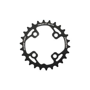 Plateau VTT 4 branches Ø 64 Pour Shimano Xt M785 Stronglight Double 26 dents Intérieur Noir (Pour Extérieur 38 dents) Non Filete - Épaisseur 3.5 mm 10V.