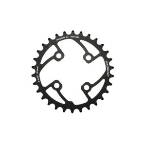 Plateau VTT 4 branches Ø 64 Pour Shimano Xt M785 Stronglight Double 30 dents Intérieur Noir (Pour Extérieur 44 dents) Non Filete - Épaisseur 3.5 mm 10V.