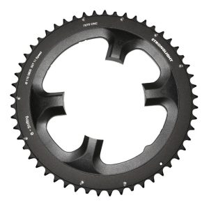 Plateau Route 4 branches Ø 110 Pour Shimano 105 5800 Stronglight 53 dents Extérieur Noir 11V.