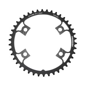 Plateau Route 4 branches Ø 110 Pour Shimano 105 5800 Stronglight 42 dents Intérieur Noir Compatible Ultegra 6800 - Dura-Ace 9000 11V.