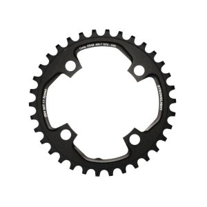 Plateau VTT 4 branches Ø 94 Pour Sram X01 Stronglight 34 dents Mono Noir Alu 7075 11V. Narrow Wide - Épaisseur 5 mm