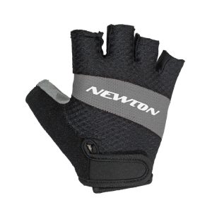 Short-finger Cycling Gloves Newton Tech Grey-Black S (Pair on Card)