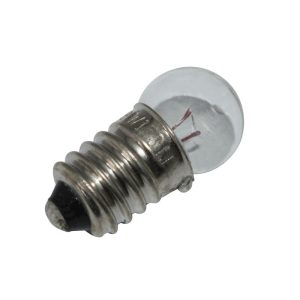 Ampoule-Lampe Vélo 6V 0,6W Standard E-10 Graisseur Blanc A Visser (Feu De Position Arrière) (Vendu A L Unite) -Flosser-