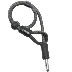 Bike Lock Cable Buckle Axa Rls for Horseshoe Plug Cable Dia 10 mm L1.15M (Depth Plug 35 mm Dia 10 mm)