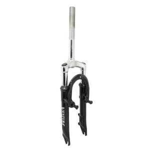 MTB Fork 20 " M-W Suspension Rotor + V-Brake Steel Spring-Elastomere Black Deb. 50 mm Pivot (220-130 mm) Threaded 1"-22.2 Inner