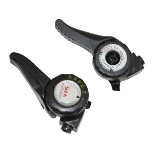Manette VTT P2R Indexe A Collier Sur Cintre 6V. (Paire)