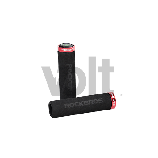 Rockbros Foam Grips (pair) Black — Vélo Shop Obernai