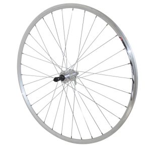 Road Wheel Shoe Lockout 700 Elan Cfx Silver Rear Aluminum Hub Freewheel 7-6-5V 32 Spokes Galva Rim 13C
