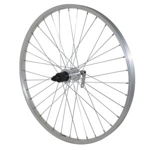 MTB Rim-brake Wheel Lockout 24" Aluminum Rear Shimano Hub Shimano Qc300 10-9-8V Compatible 8-7V 36 Rim Spokes 21C