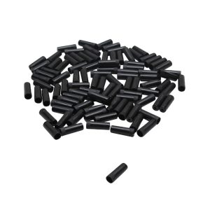 Embout De Gaine 5 mm Plastique Noir (Boite De 100)