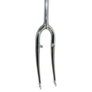 MTB Fork 26'' Rigid Cintree Steel Chrome with Blocks Pivot Smooth 250 mm 1''1-8 - 28.6 mm Outer