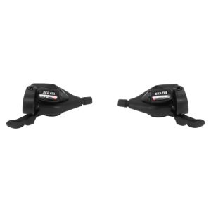Manette VTT P2R Indexe Rapid Push-Pull 3 X 8V. (Paire) Compatible Shimano