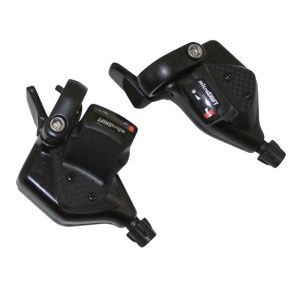 Manette VTT P2R Indexe Rapid Push-Pull 9V. Avec Poignées (Paire) Compatible Shimano