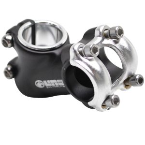 Potence Route-VTT Uno Alu Noir Capot Argent Releve 35° 25,4 L 60 mm Pour Potence 1" Et 1" 1-8