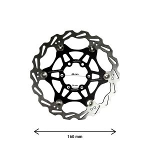 160mm Floating Brake Rotor 48mm Bolt Spacing (2 colors)