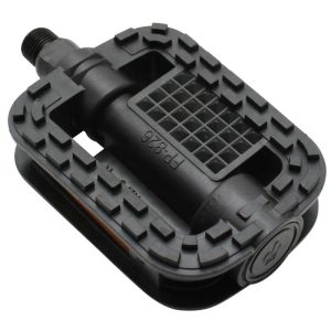 Pédale City Résine P2R Monobloc Noir 9-16" (Paire Sous Film Plastique)