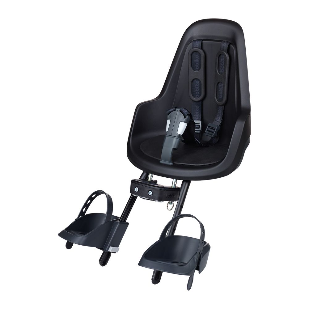 Bobike One Mini urban black front seat — Vélo Shop Obernai