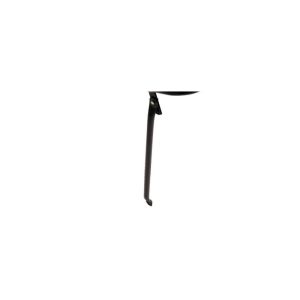 Pied porteur avant Steco sans crochet d'éclairage m noir
