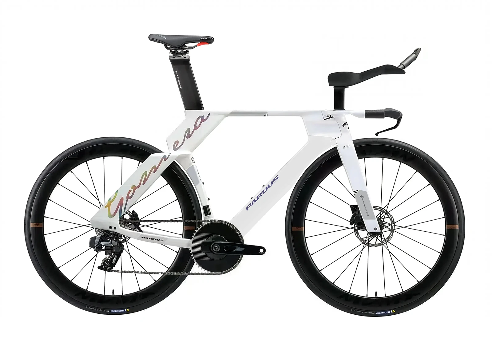 Pardus Gomera RS carbon time-trial SRAM Rival AXS, carbon road bike, side view