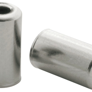 200x embout gaine étanche Elvedes Ø5,0mm laiton silver