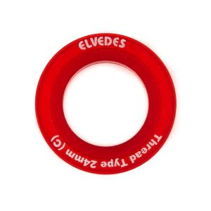 2x cover dust aluminum Elvedes for FSA