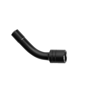2x coudes 45° noir Elvedes
