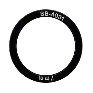 3x Spacer aluminum bottom bracket 38x30x7mm Elvedes