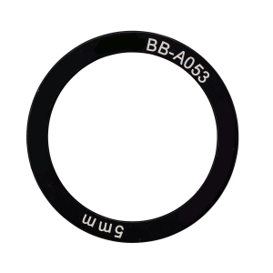4x Spacer aluminum Elvedes for bottom bracket 38x30x5mm