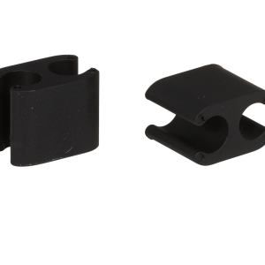 50x Clips câble duo black 5,0mm / 2,5mm Elvedes