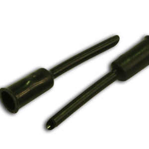 50x embout gaine Elvedes Ø5,0mm PVC Black