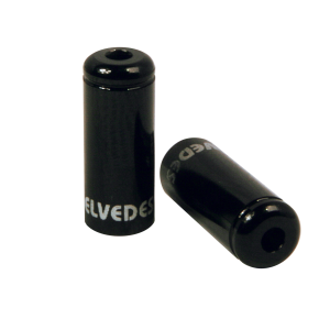 50x embout gaine etanches Elvedes Ø5,0mm aluminium Black