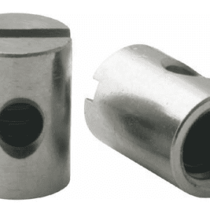 5x serres-câble Elvedes Ø5x7mm laiton